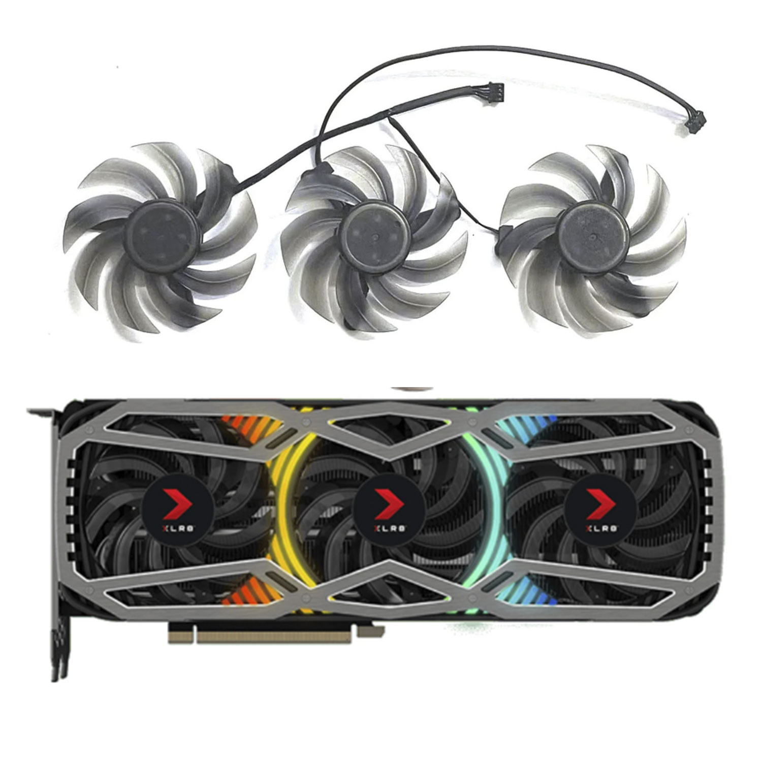 Rtx 3090 24Gb Graphics Card - مراوح تبريد بحجم 82 ملم طراز