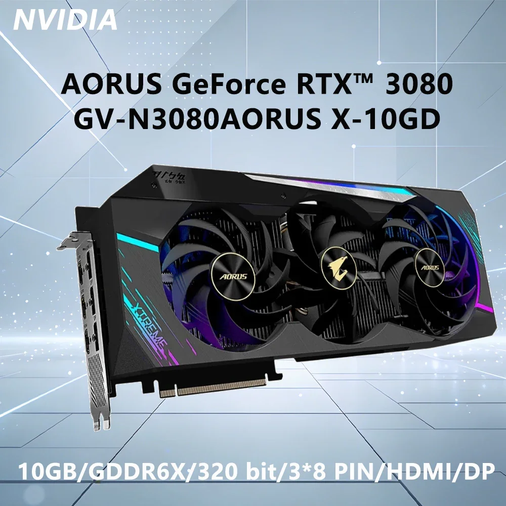 Rtx 3080 10Gb Gpu - بطاقة رسومات GIGABYTE NVIDIA AORUS RTX