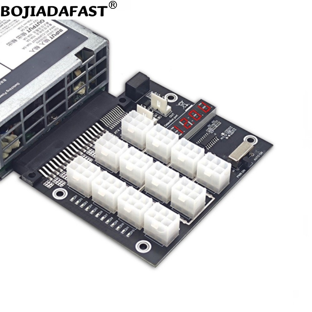لوحة توزيع طاقة خادم بـ 12 منف - مراجعة 2400W Server Psu Breakout Board وسعره